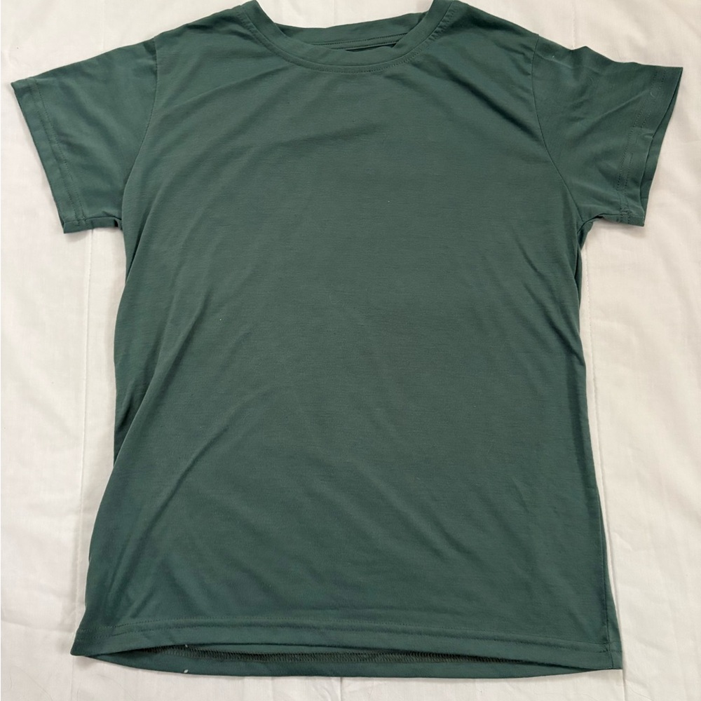 SHEIN Solid Drop Shoulder Tee